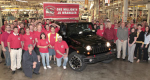 Chrysler chega a 1 milhão de unidades produizdas do Jeep Wrangler