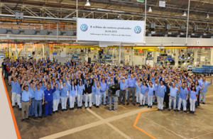 Fábrica da Volkswagen atinge a marca de 8 milhões de motores