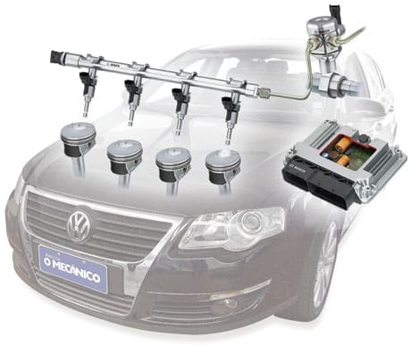 Sistema de injeção direta do VW Passat