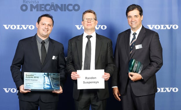 Suspensys recebe premiação da Volvo na Suécia