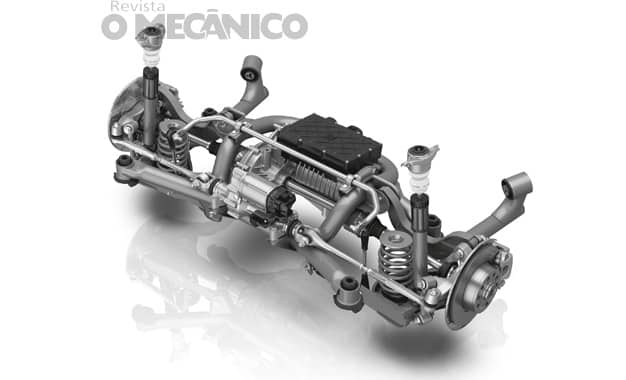 O sistema de tração elétrica da ZF posicionado no centro do eixo também está disponível como uma unidade plenamente integrada em um novo conceito de eixo traseiro modular.