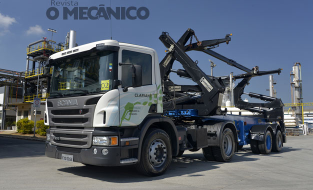 Scania e Clariant comemoram resultados do uso de caminhões movidos a etanol