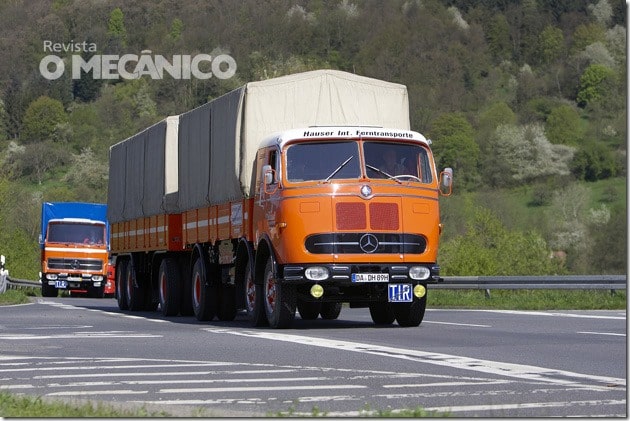 Mercedes-Benz participa de comboio com caminhões históricos ...