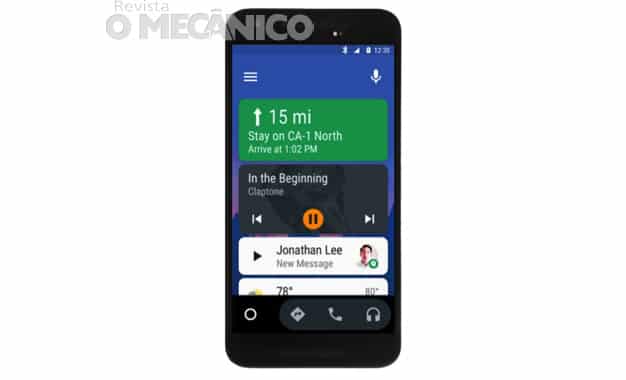 Google lança aplicativo Android Auto para ser usado diretamente no celular