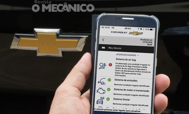 Sistema OnStar da Chevrolet estreia Diagnóstico Avançado no Brasil