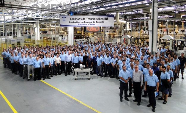 Ford alcança produção de 6 milhões de transmissões no Brasil