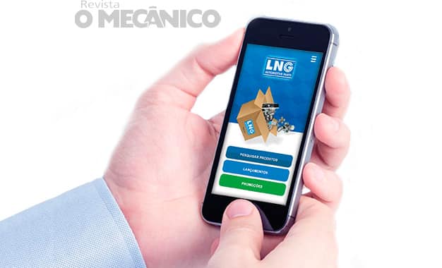 LNG lança aplicativo para consulta de suas peças pelo celular