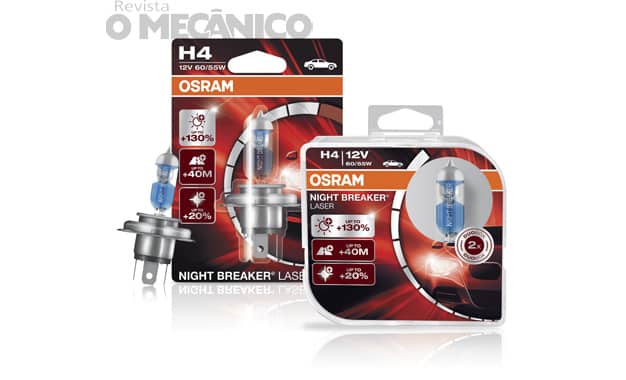 Osram lança lâmpada automotiva halógena Night Breaker Laser