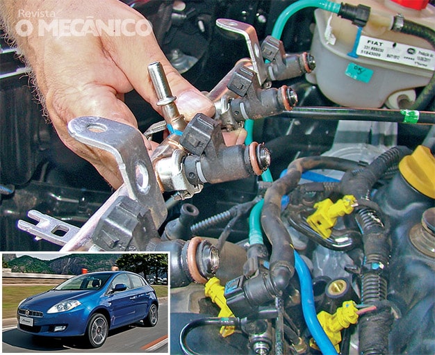 Conceito do sistema e manutenção dos injetores do Fiat Bravo