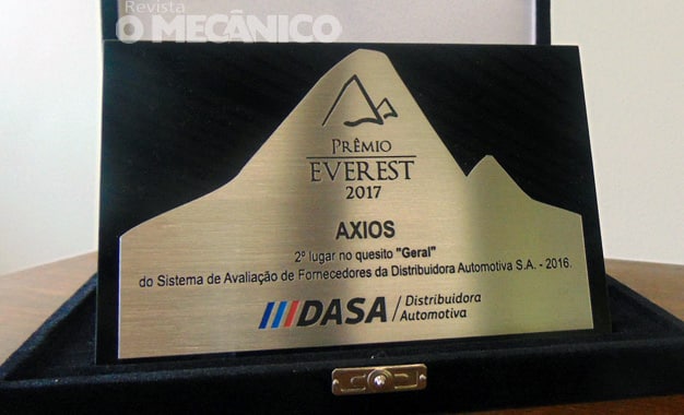 Monroe Axios é destaque no Prêmio Everest da Distribuidora Automotiva