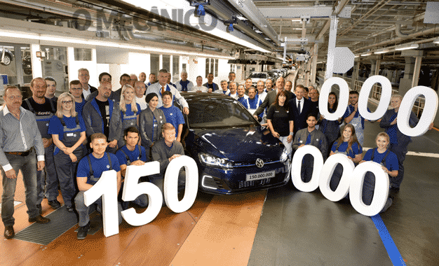 Volkswagen alcança marca de 150 milhões de veículos produzidos