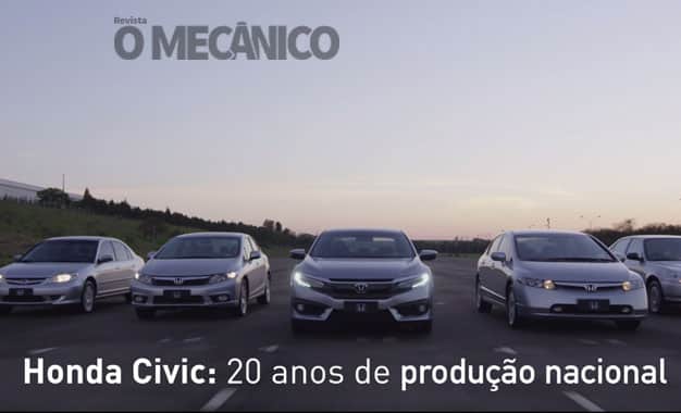 Honda Civic comemora 20 anos no Brasil