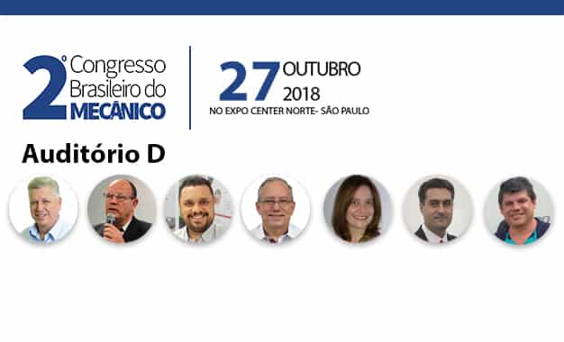 Confira os palestrantes do auditório “Atualização e Gestão” do 2º CONGRESSO BRASILEIRO DO MECÂNICO