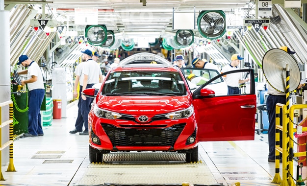 Toyota inicia terceiro turno nas fábricas de São Paulo