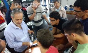 Nakata realiza curso gratuito sobre suspensão no Senai Ipiranga
