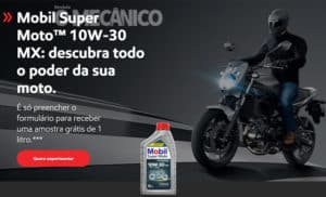 Mobil óleo lubrificante Super Moto
