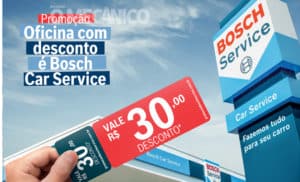 Rede Bosch Car Service lança promoção que dá cupons de desconto