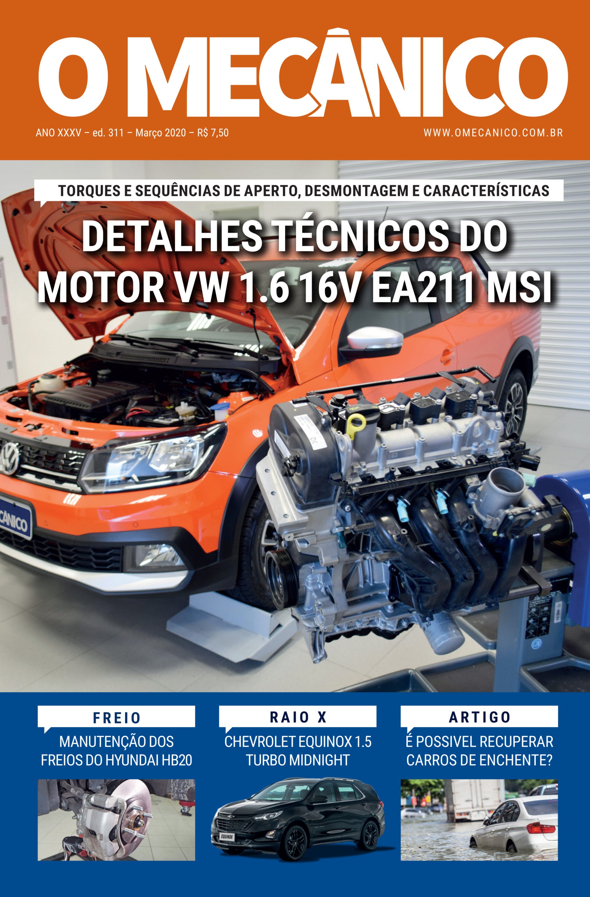 Capa Revista O Mecânico Ed311