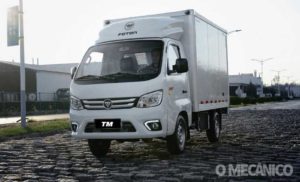 Foton testa novo caminhão no Brasil equipado com kit gás