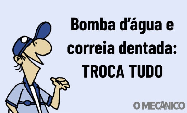 Abílio Responde: Trocar bomba d’água junto com correia dentada?