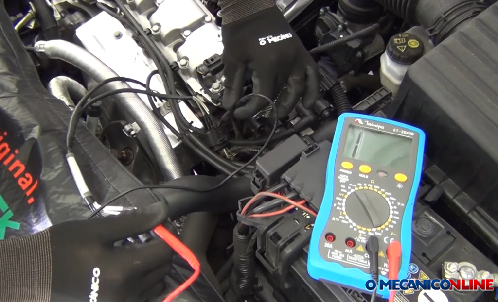 Testes para diagnóstico nas bobinas de ignição do Voyage 1.6 8V