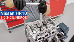 Cabeçote do motor Nissan HR10 1.0 3-cilindros: regulagem de válvulas e torque de aperto