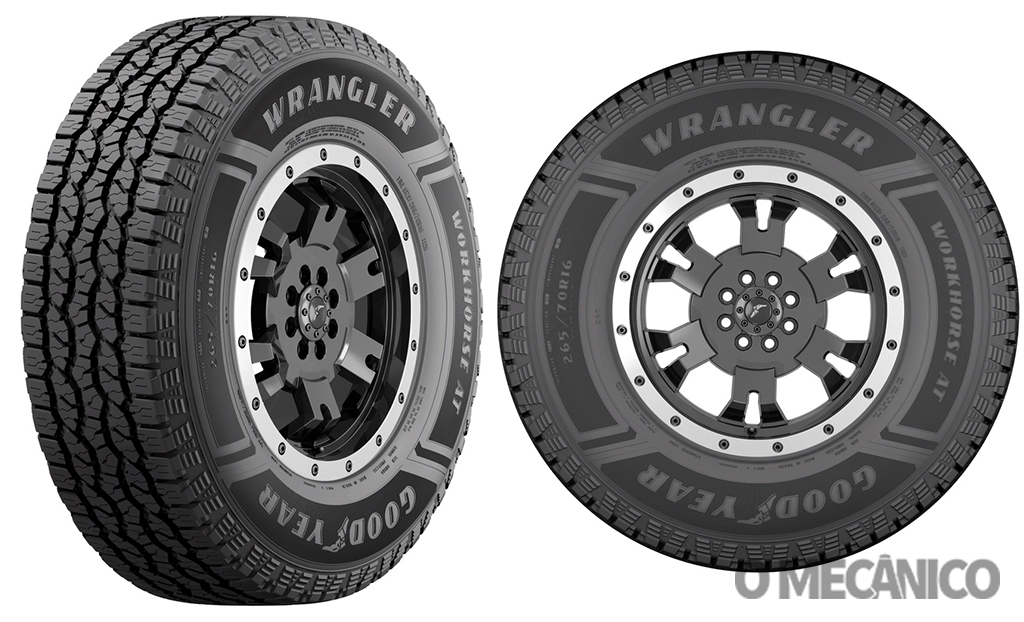 😎EXCLUSIVO: Novo PNEU da Goodyear feito com Óleo de Soja (Veja TESTE e  benefícios do Workhorse AT) 