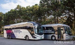 Scania lança nova geração de ônibus com chassi Série K