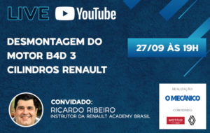 Veja a desmontagem do motor do Renault Kwid em live nesta terça-feira