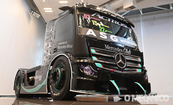 Caminhões Mercedes na Copa Truck terão câmeras no lugar dos retrovisores