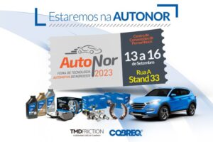 Cobreq lança 17 novos códigos de sapatas de freio com lonas na Autonor 2023