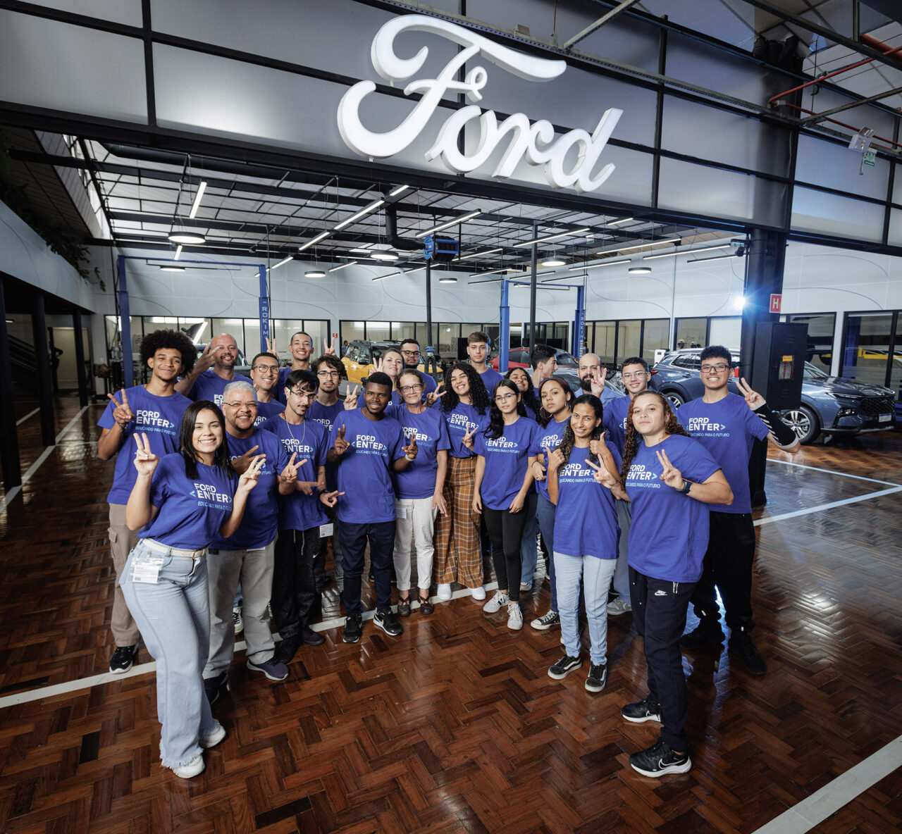 Ford <Enter> inicia terceira turma do programa de capacitação profissional - Foto: Divulgação/ Ford