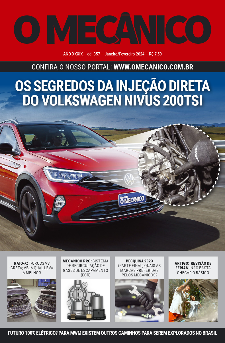 Capa Revista O Mecânico 357 - jan/fev 2024