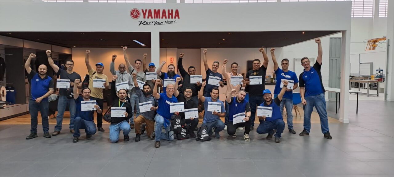 Yamaha firma parceria com SENAI para treinar mecânicos de motos