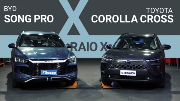 Comparativo entre BYD Song Pro e Toyota Corolla Cross em Raio X Técnico; veja qual é o melhor