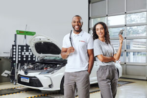 Bosch foca no conceito de oficina Bosch Service na Automec 2025