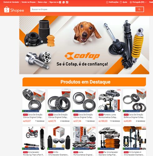 Marelli Cofap Aftermarket inaugura loja online na Shopee