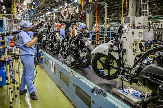 Fábricas do Brasil produziram 1 milhão de motocicletas no primeiro semestre de 2025