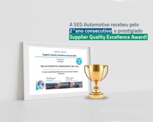 SEG Automotive recebe prêmio de qualidade da GM pelo segundo ano consecutivo