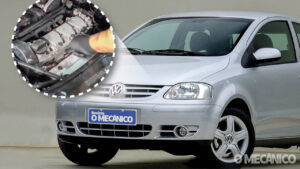 Substituição de bobina, cabos e velas de ignição do Volkswagen Fox 1.0