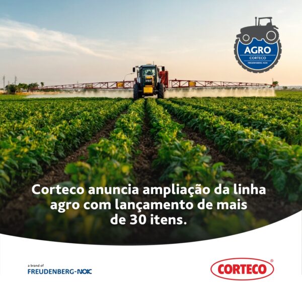 Corteco amplia linha agro no mercado de reposição com mais de 30 novos itens