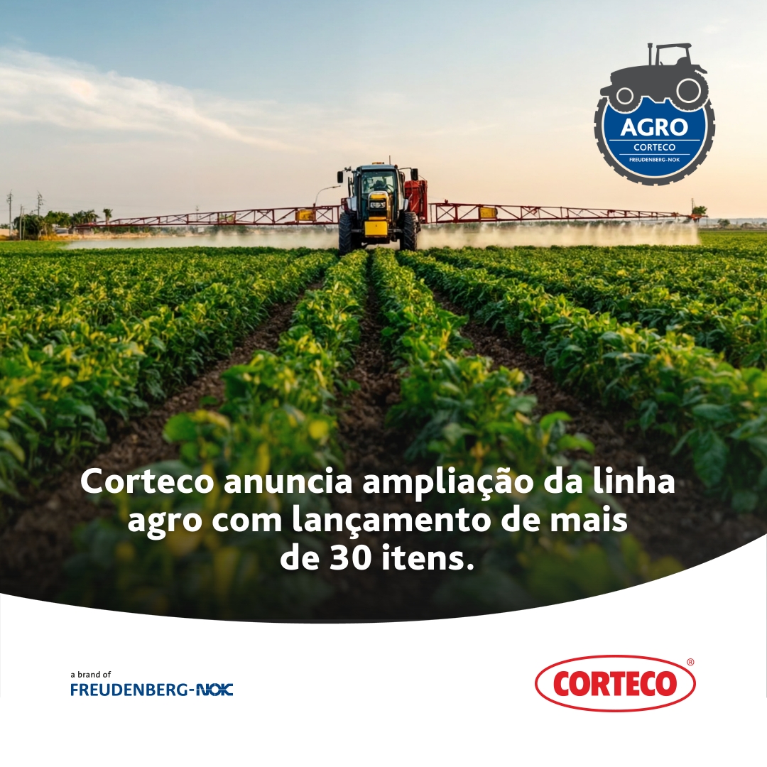 Corteco amplia linha agro no mercado de reposição com mais de 30 novos itens