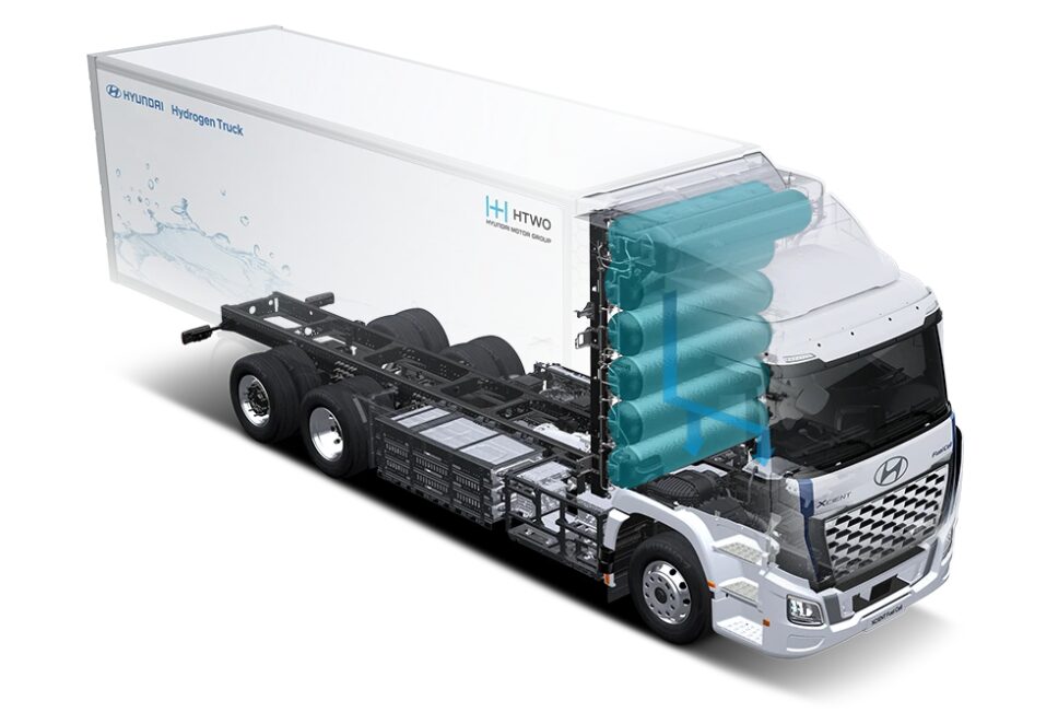 Hyundai coloca em operação caminhões XCIENT Fuel Cell a hidrogênio no Uruguai