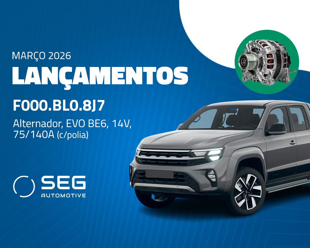 SEG Automotive lança alternador para Volkswagen Amarok 2.0 diesel