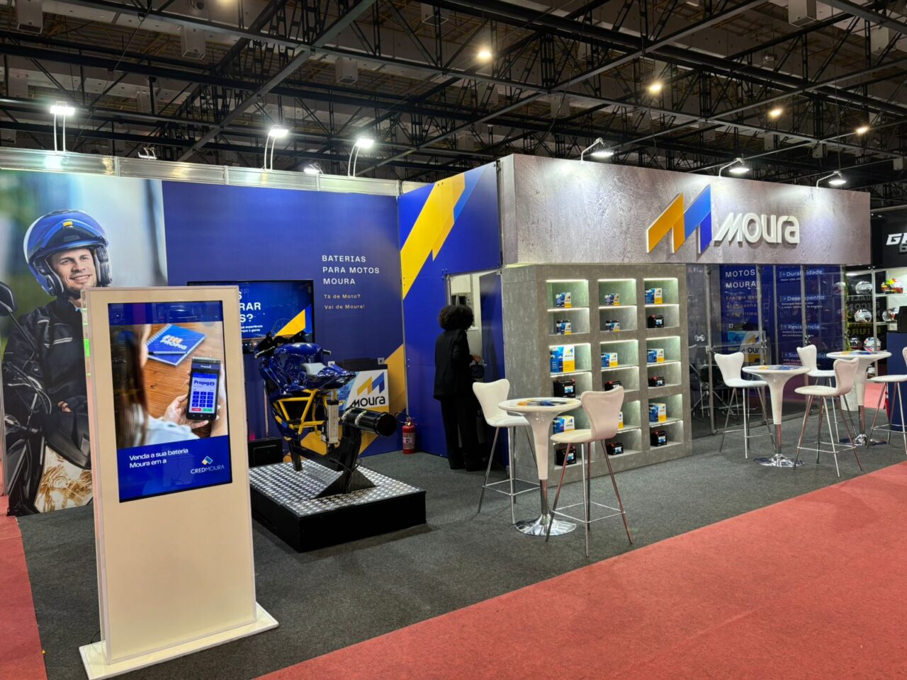 Baterias Moura destaca participação no Salão de Motopeças 2026