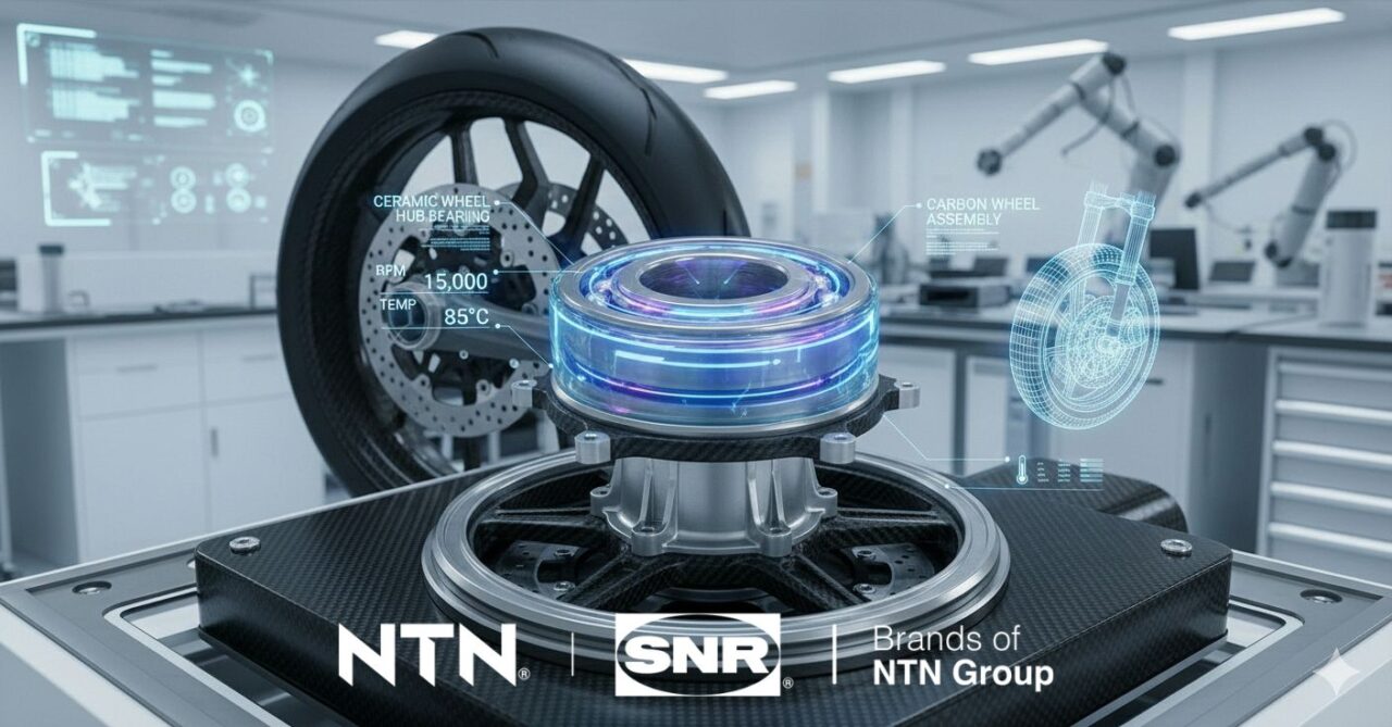 NTN oferece linha de rolamentos de roda para motocicletas