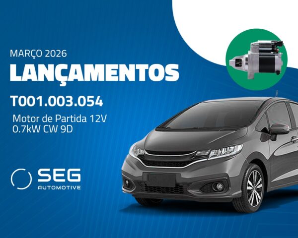 SEG Automotive lança motor de partida para Honda Fit; veja código