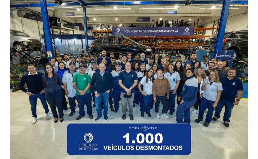 Stellantis já desmontou mais de 1 mil carros no Brasil