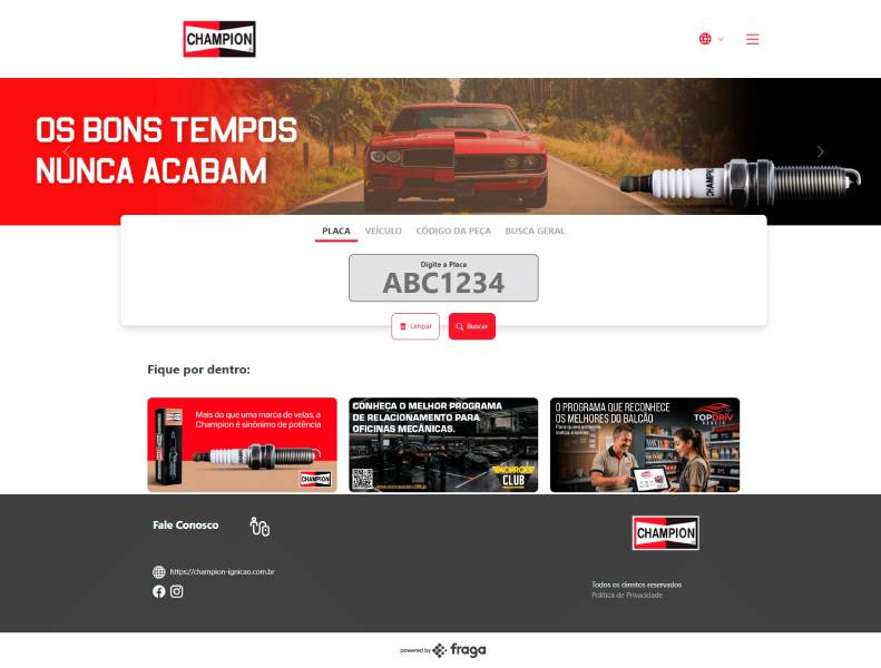 Novo catálogo de peças da DRiV