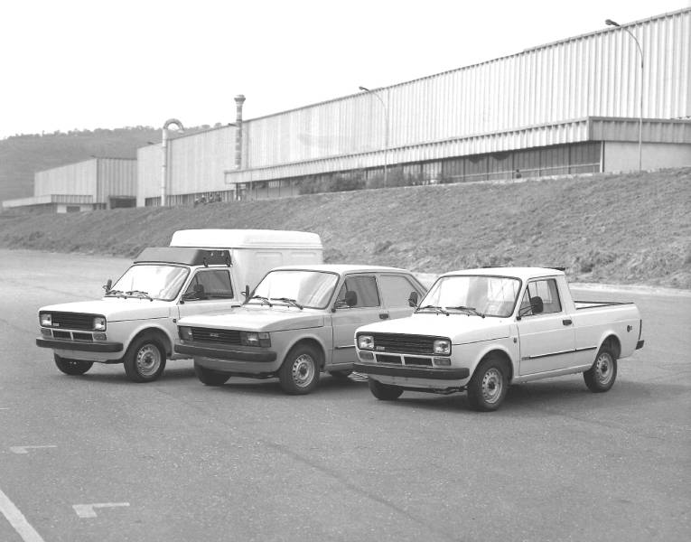 Primeiros carros da Fiat fabricados em Betim (MG)